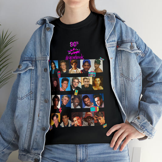 90's Heartthrobs Yearbook T-Shirt